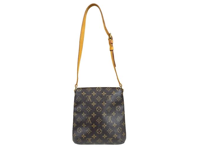 Borsa a tracolla Louis Vuitton Musette Salsa Short Monogram Marrone Multicolore Monogramma - vista 3