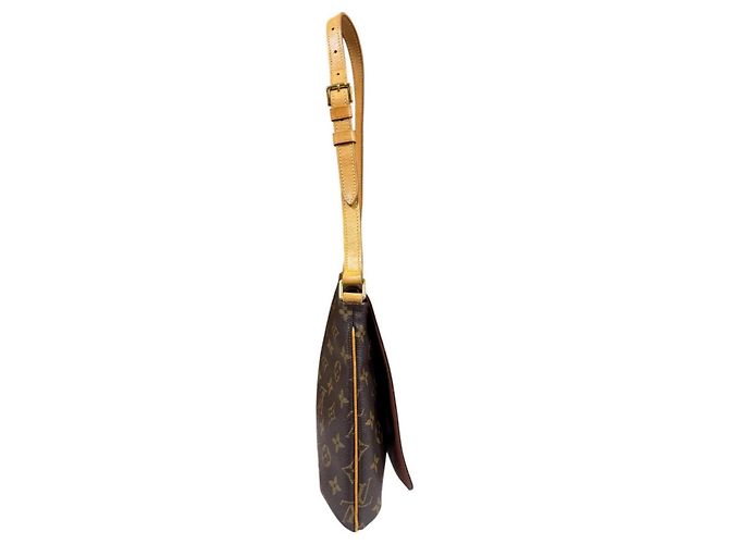 Borsa a tracolla Louis Vuitton Musette Salsa Short Monogram Marrone Multicolore Monogramma - vista 4