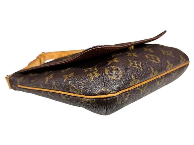 Borsa a tracolla Louis Vuitton Musette Salsa Short Monogram Marrone Multicolore Monogramma - vista 6