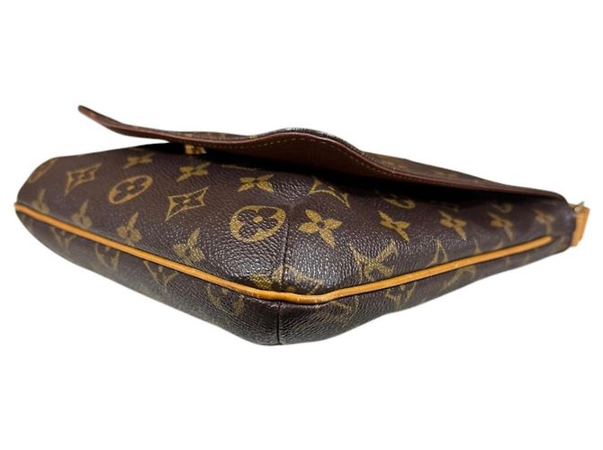 Borsa a tracolla Louis Vuitton Musette Salsa Short Monogram Marrone Multicolore Monogramma - vista 7