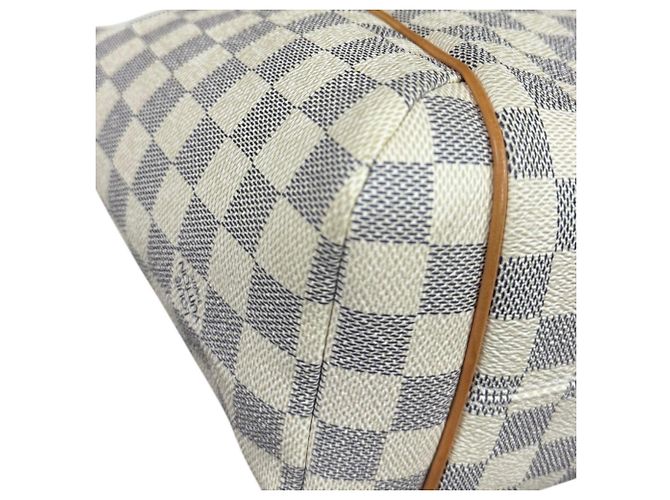 Borsa Tote Louis Vuitton Damier Azur Bianco Blu Multicolore - vista 11