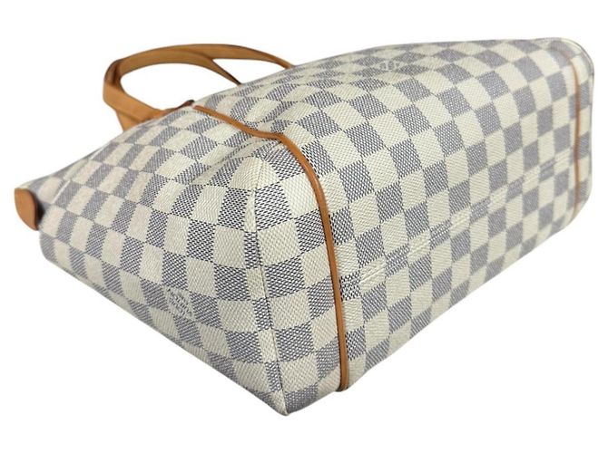 Borsa Tote Louis Vuitton Damier Azur Bianco Blu Multicolore - vista 5