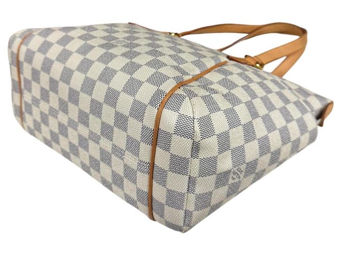 Borsa Tote Louis Vuitton Damier Azur Bianco Blu Multicolore - vista 6