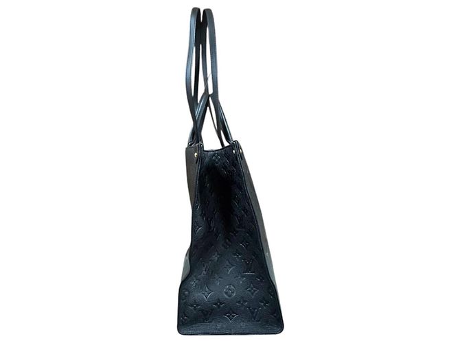 Borsa a tracolla Louis Vuitton OnTheGo GM Monogram Empreinte Nero Multicolore Monogramma - vista 3
