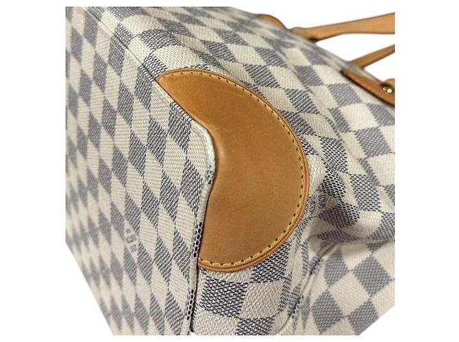 Louis Vuitton Hampstead PM Damier Azur Schultertasche Schwarz Weiß Mehrfarben - Ansicht 10