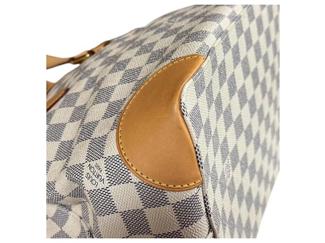Louis Vuitton Hampstead PM Damier Azur Schultertasche Schwarz Weiß Mehrfarben - Ansicht 11