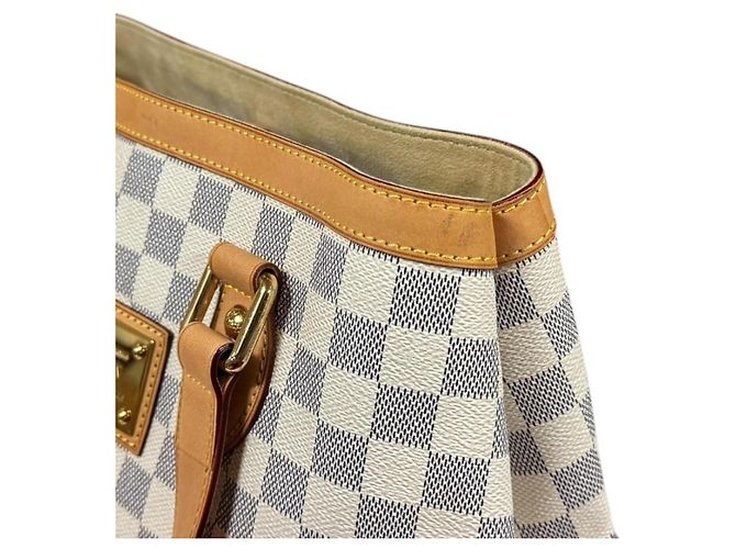 Louis Vuitton Hampstead PM Damier Azur Schultertasche Schwarz Weiß Mehrfarben - Ansicht 12