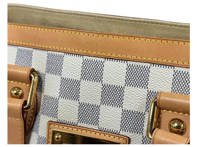 Louis Vuitton Hampstead PM Damier Azur Schultertasche Schwarz Weiß Mehrfarben - Ansicht 13