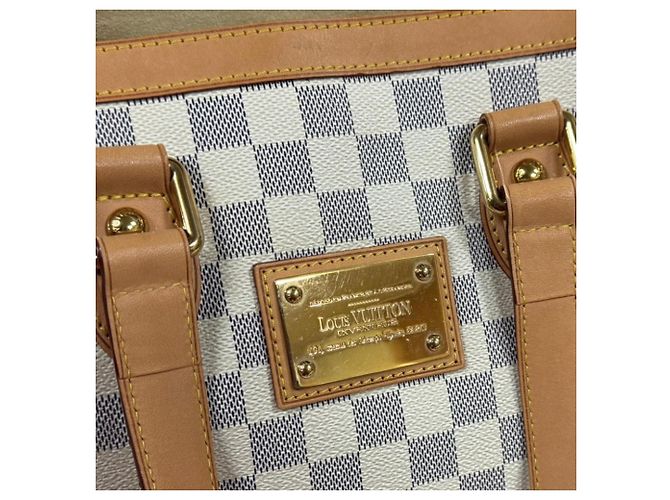 Louis Vuitton Hampstead PM Damier Azur Schultertasche Schwarz Weiß Mehrfarben - Ansicht 15