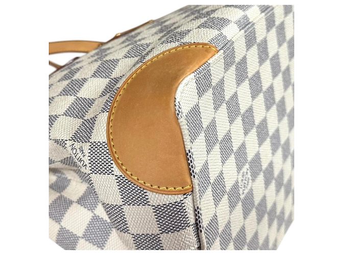 Louis Vuitton Hampstead PM Damier Azur Schultertasche Schwarz Weiß Mehrfarben - Ansicht 9