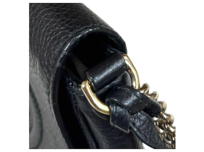 Borsa a Spalla Gucci Soho Nero - vista 14