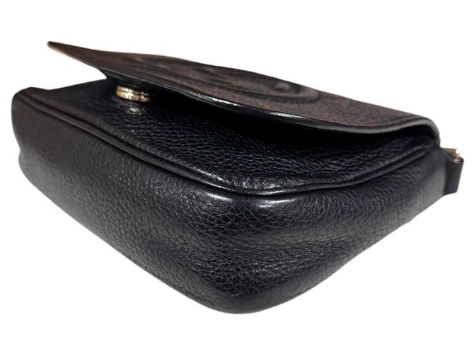 Borsa a Spalla Gucci Soho Nero - vista 5