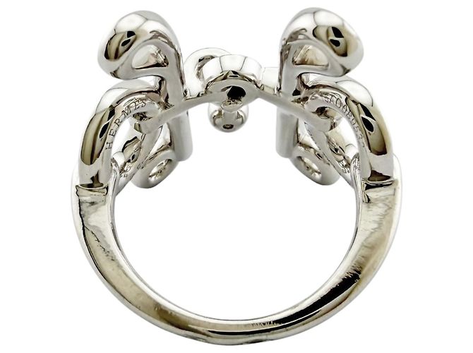 Hermès Hermes Filet d'Or Ring aus 18K Weißgold - Ansicht 5