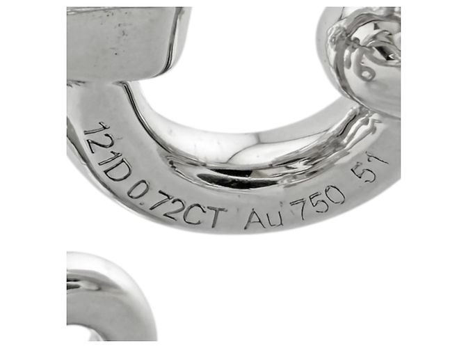 Hermès Hermes Filet d'Or Ring aus 18K Weißgold - Ansicht 9
