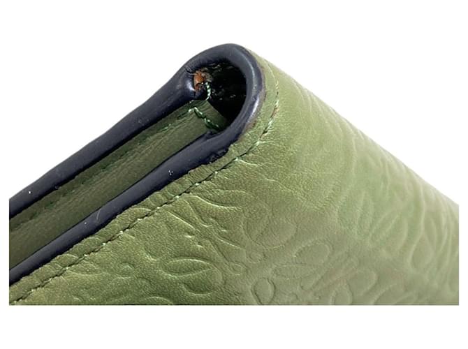 Loewe Repeat Trifold Wallet Grün - Ansicht 12