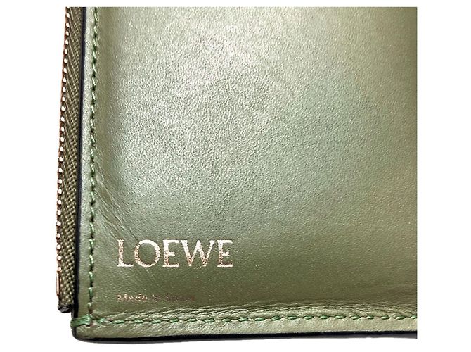 Loewe Repeat Trifold Wallet Grün - Ansicht 7
