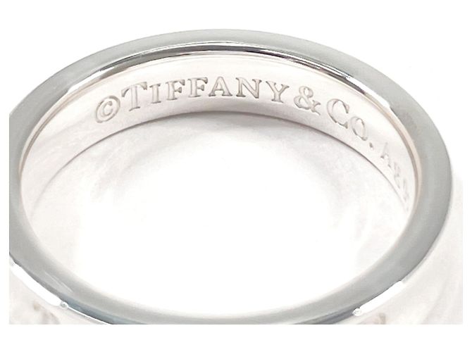 Tiffany & Co Tiffany 1837 Narrow Band Ring Silber - Ansicht 4