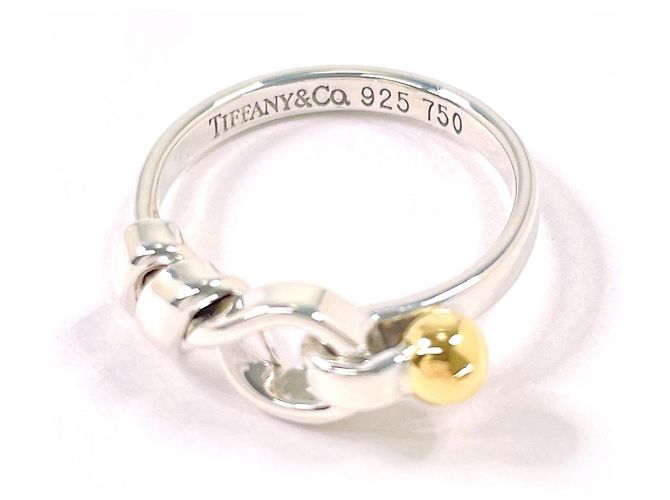 Anello Hook & Eye Band Tiffany & Co. Argento D'oro - vista 3