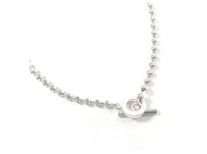 Collar de cadena de bolas GUCCI 602736 J8400 8106 Plata - vista 2