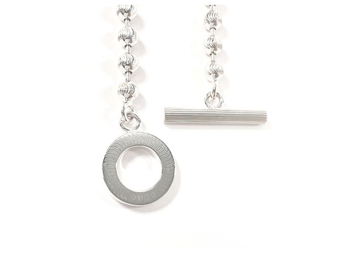 Collar de cadena de bolas GUCCI 602736 J8400 8106 Plata - vista 5