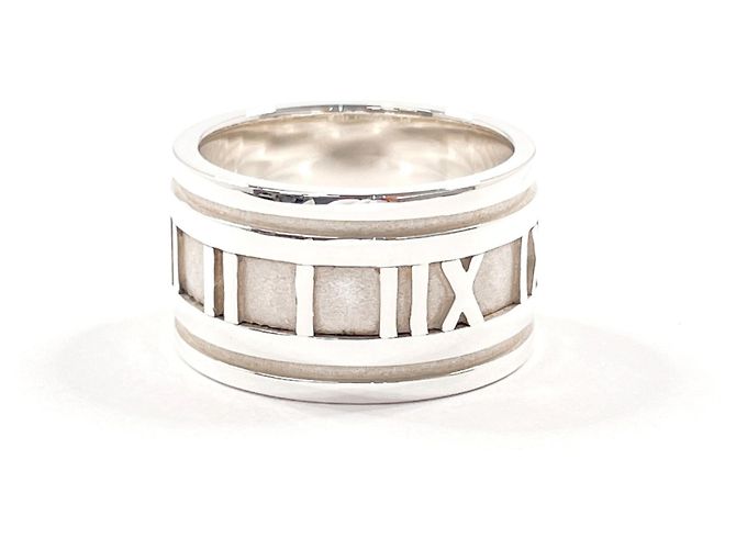 Tiffany & Co Anello Atlas di Tiffany in argento sterling - vista 2