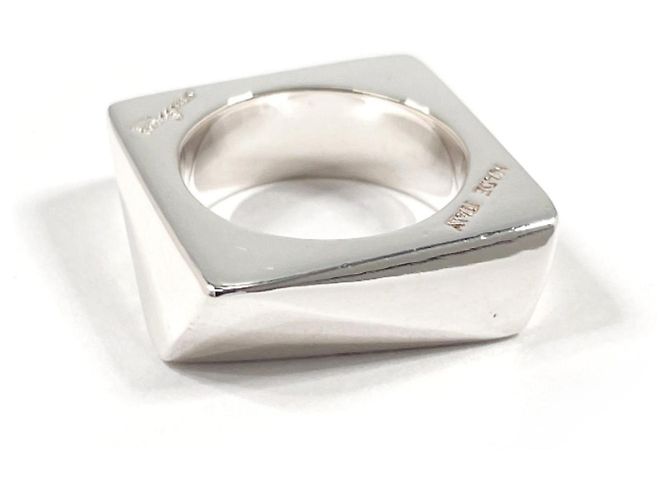 Anello a fascia in argento sterling Salvatore Ferragamo - vista 2