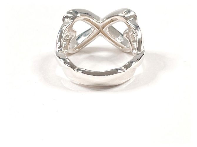 Tiffany & Co Anello Tiffany Double Loving Heart Paloma Picasso Argento - vista 2