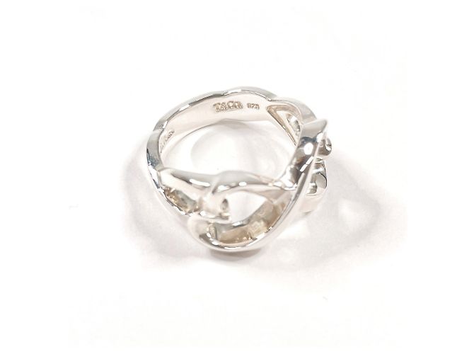 Tiffany & Co Anello Tiffany Double Loving Heart Paloma Picasso Argento - vista 3