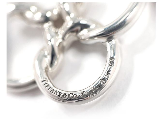 Tiffany & Co Collana Tiffany Quadrofolio Elsa Peretti Argento - vista 4