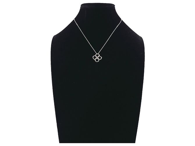 Tiffany & Co Collana Tiffany Quadrofolio Elsa Peretti Argento - vista 7