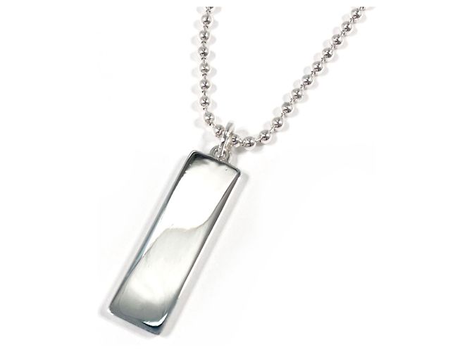 Tiffany & Co Collana Tiffany Atlas Bar Argento - vista 2