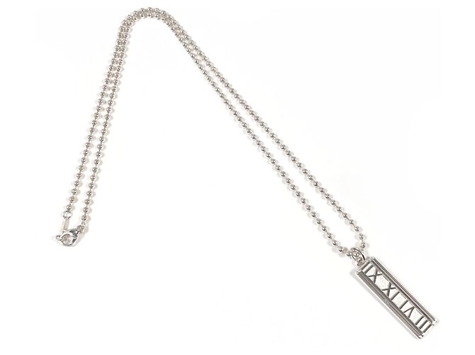 Tiffany & Co Collana Tiffany Atlas Bar Argento - vista 3