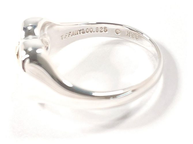 Tiffany & Co Tiffany Heart Ribbon Ring Silber Golden - Ansicht 3