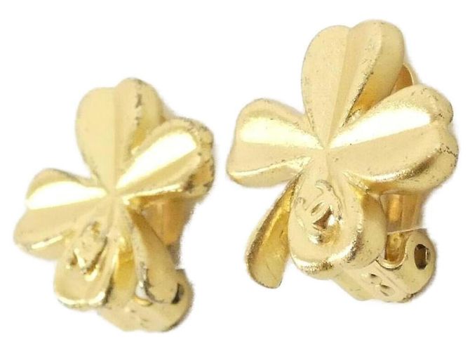 Orecchini a clip dorati Chanel D'oro - vista 2