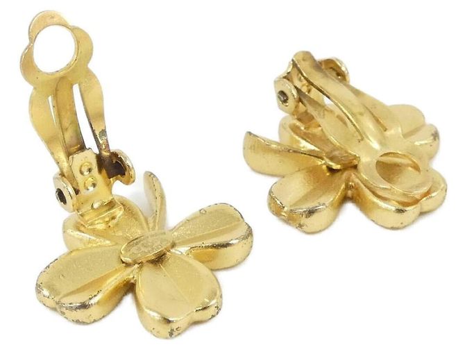 Orecchini a clip dorati Chanel D'oro - vista 3