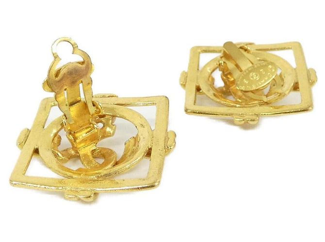 Orecchini a clip dorati Chanel D'oro - vista 3