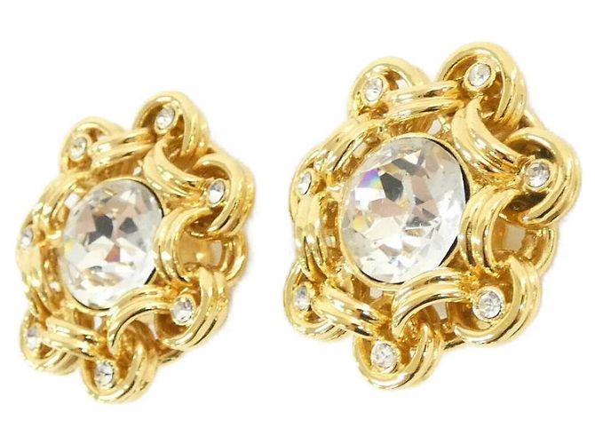 Orecchini a clip dorati Chanel D'oro - vista 2