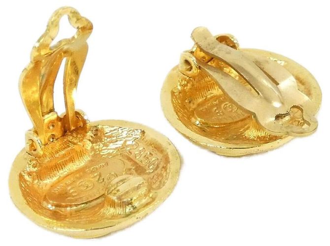 Orecchini a clip dorati Chanel D'oro - vista 3