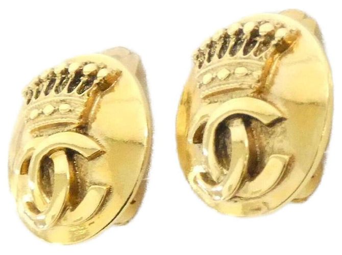 Orecchini a clip dorati Chanel D'oro - vista 2