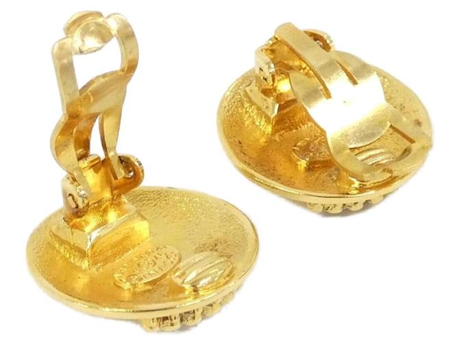 Orecchini a clip dorati Chanel D'oro - vista 3