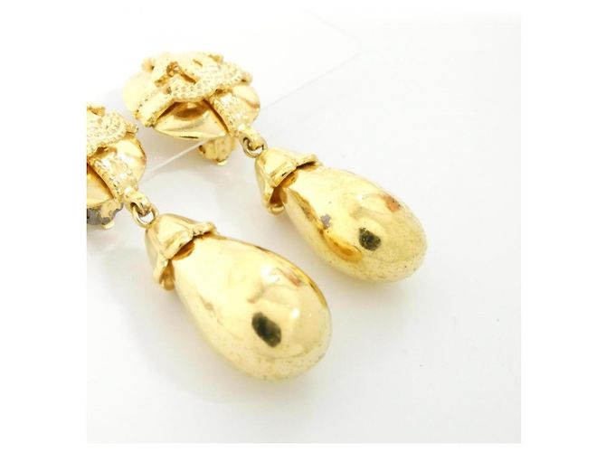 Orecchini a clip dorati Chanel D'oro - vista 3