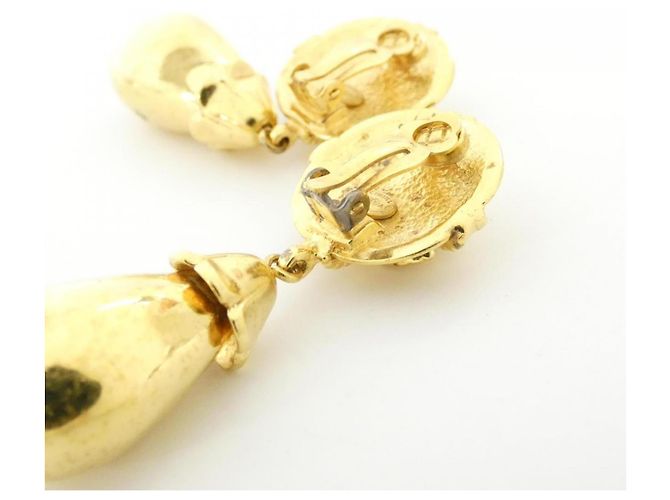 Orecchini a clip dorati Chanel D'oro - vista 5