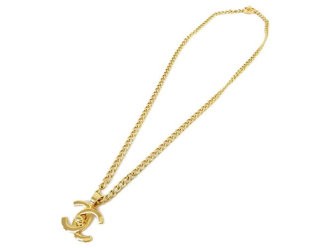 Collana Chanel color oro D'oro - vista 2