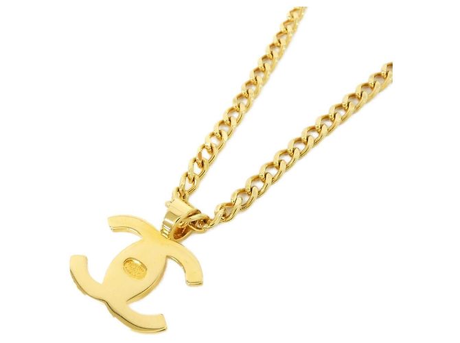 Collana Chanel color oro D'oro - vista 3