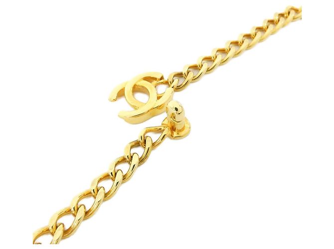 Collana Chanel color oro D'oro - vista 4