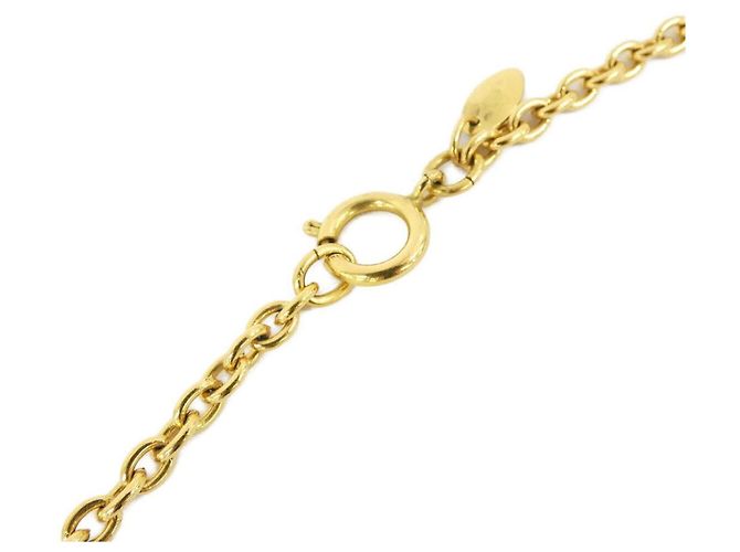 Collana Chanel dorata con pendente D'oro - vista 4