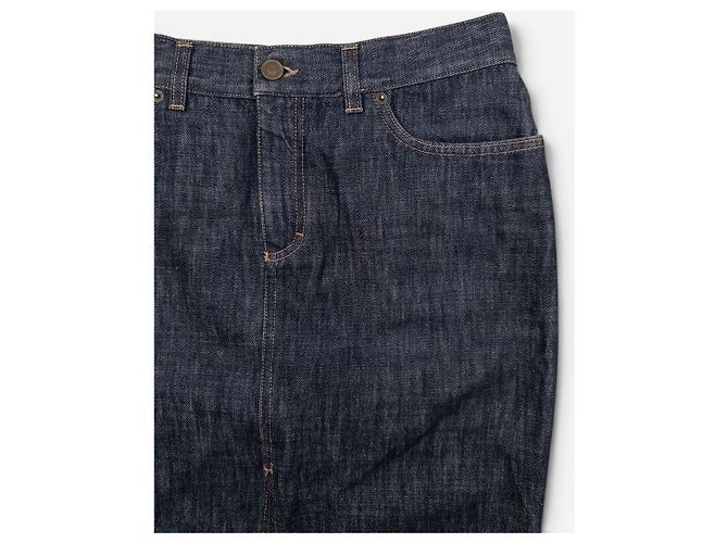 Gucci von Tom Ford SS02 Jeans-Midirock mit Herz-Cutout - Ansicht 4
