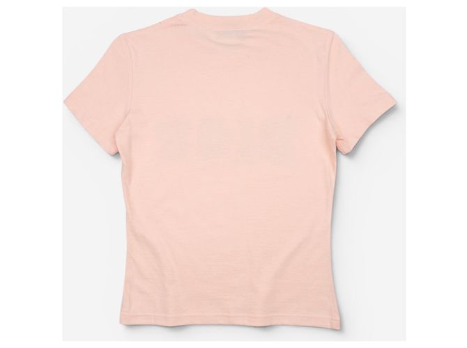Camiseta con estampado de denim 'Dior' Dior by Galliano SS03 Rosa - vista 2