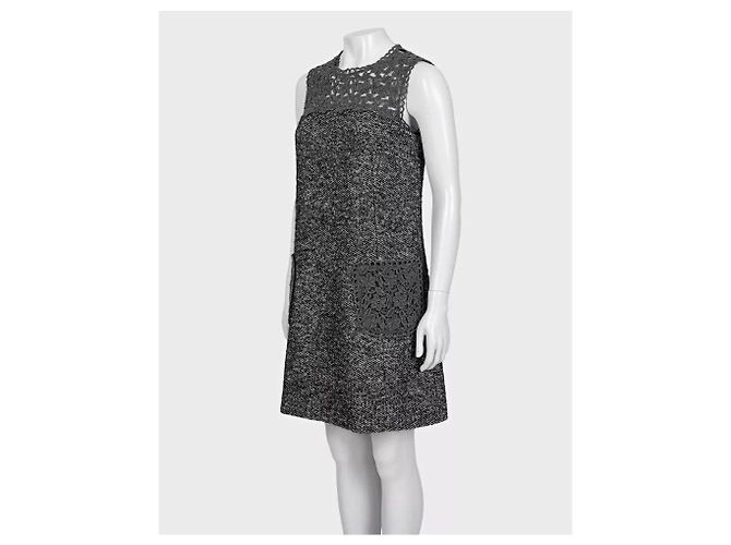 Graues Kleid mit geradem Schnitt Dolce & Gabbana Gr. M Gebraucht - Ansicht 2