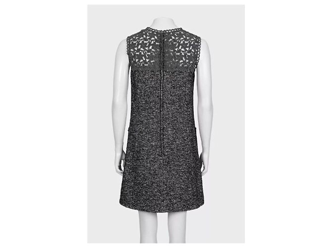 Graues Kleid mit geradem Schnitt Dolce & Gabbana Gr. M Gebraucht - Ansicht 3